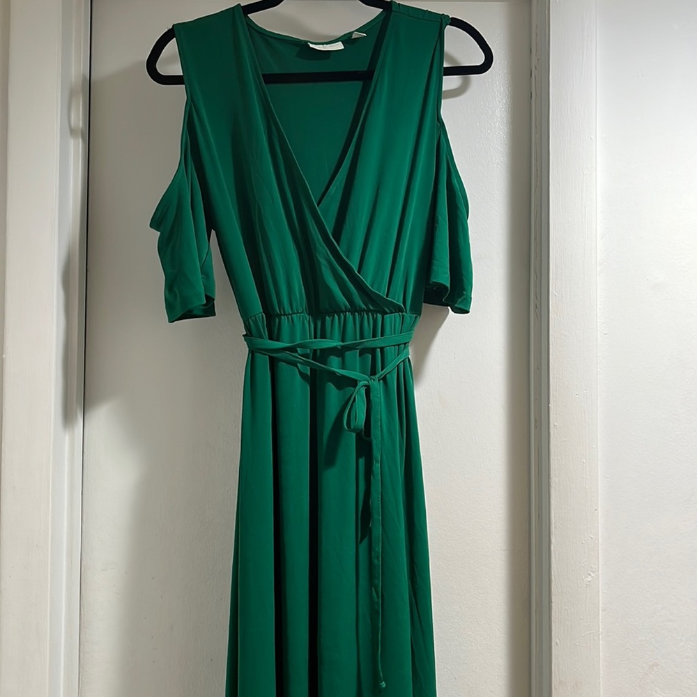 Dark green dress